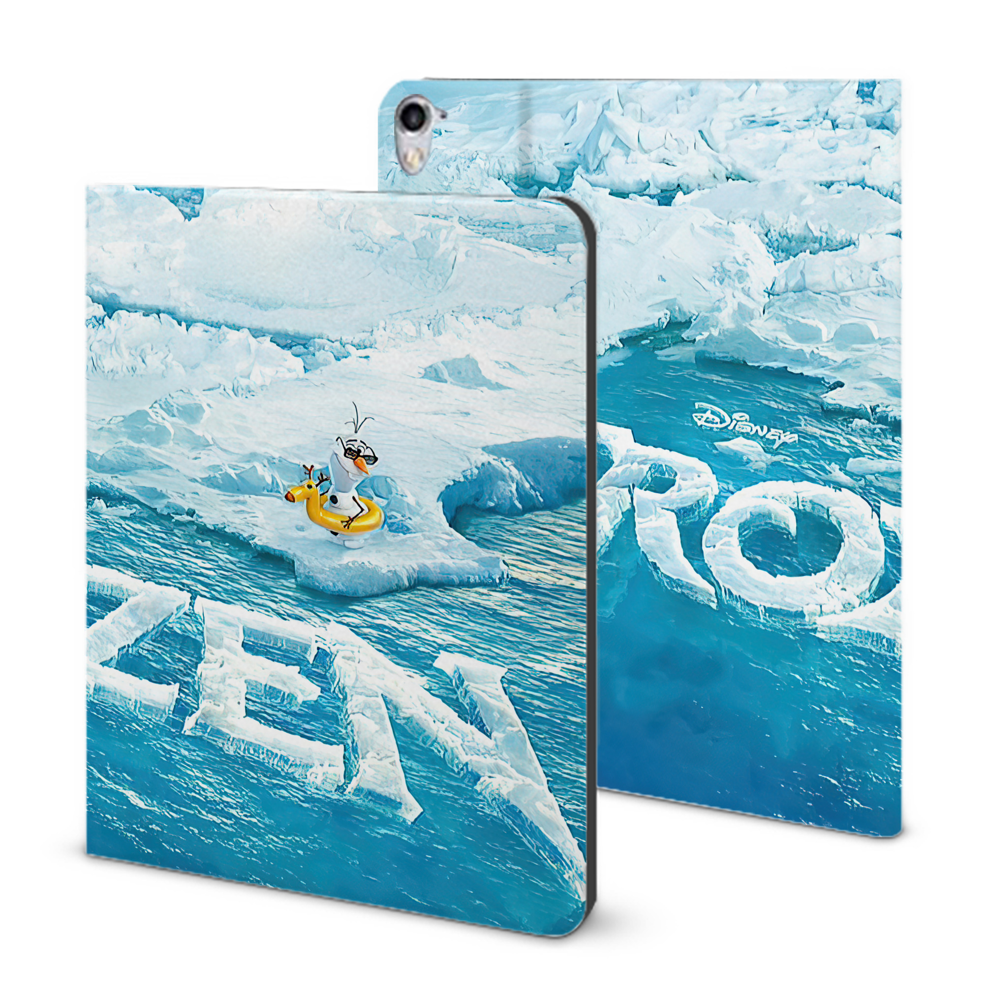 （画像用） アナと雪の女王 アンナ エルサ Frozen Anna Elsa IPad ケース ブック型 PUレザー TPU 耐衝撃 軽量 薄型 ペン収納なし 全面保護 IPad 各モデル対応